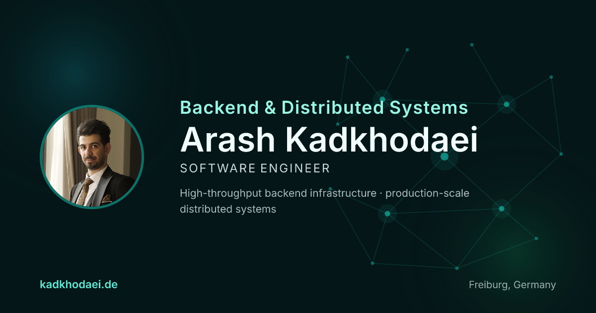 Arash Kadkhodaei – Software Engineer